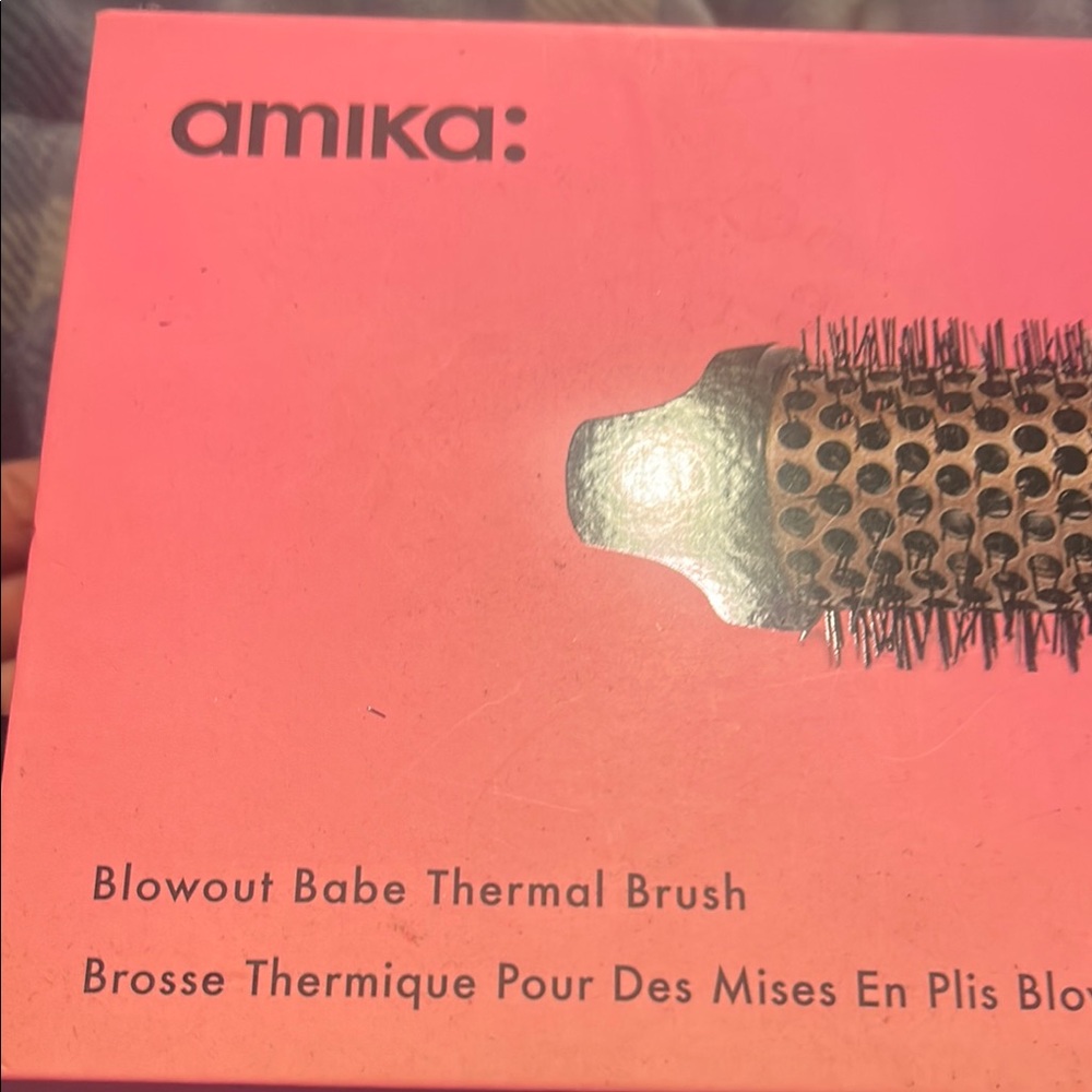 Amika Thermal Brush in Pink